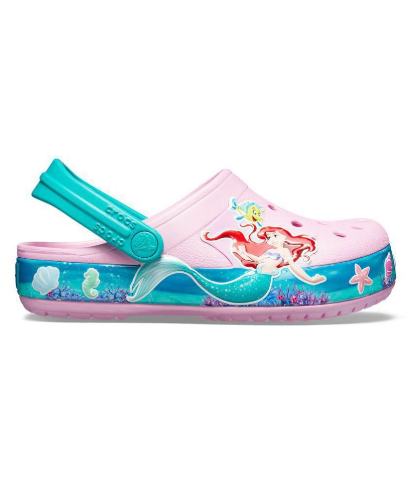 Crocs CB Princess Ariel Pink Girls Clog Price in India- Buy Crocs CB ...