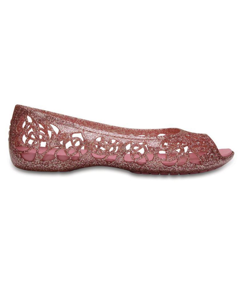 crocs isabella glitter flat