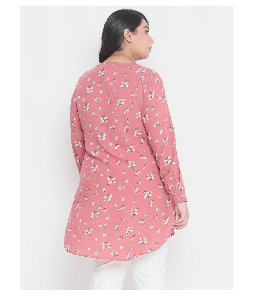 Amydus Rayon Regular Tops - Peach - Buy Amydus Rayon Regular Tops - Peach Online at Best Prices 