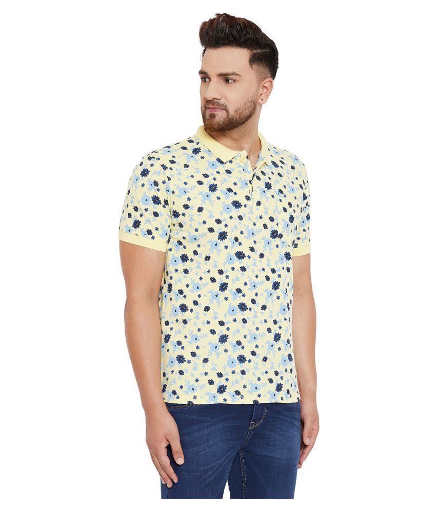 canary yellow polo shirts