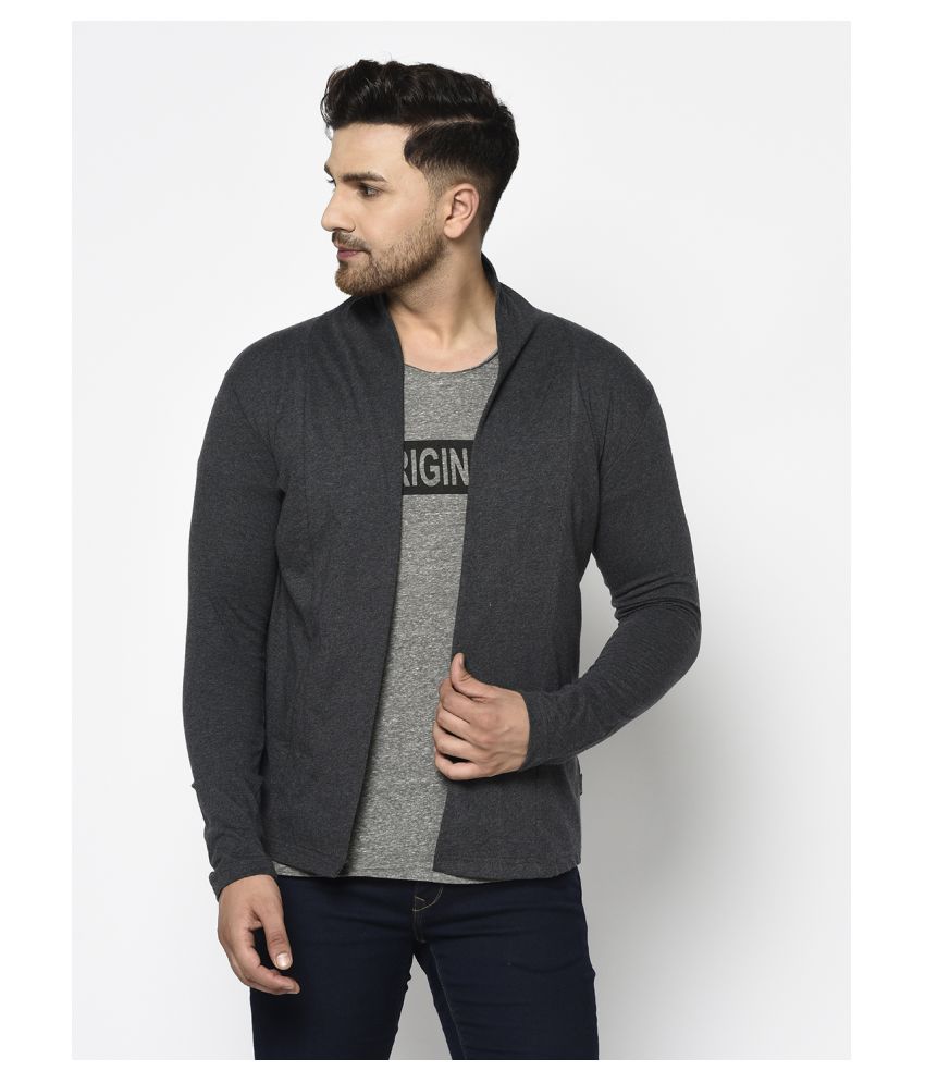     			Rigo Charcoal High Neck Sweater