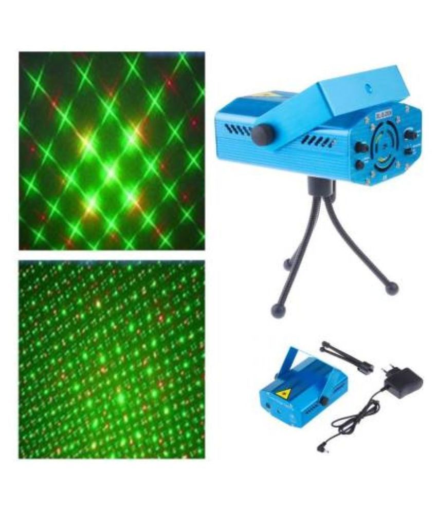     			EliteDecor Sound Activated Mini Laser Projector Light Blue