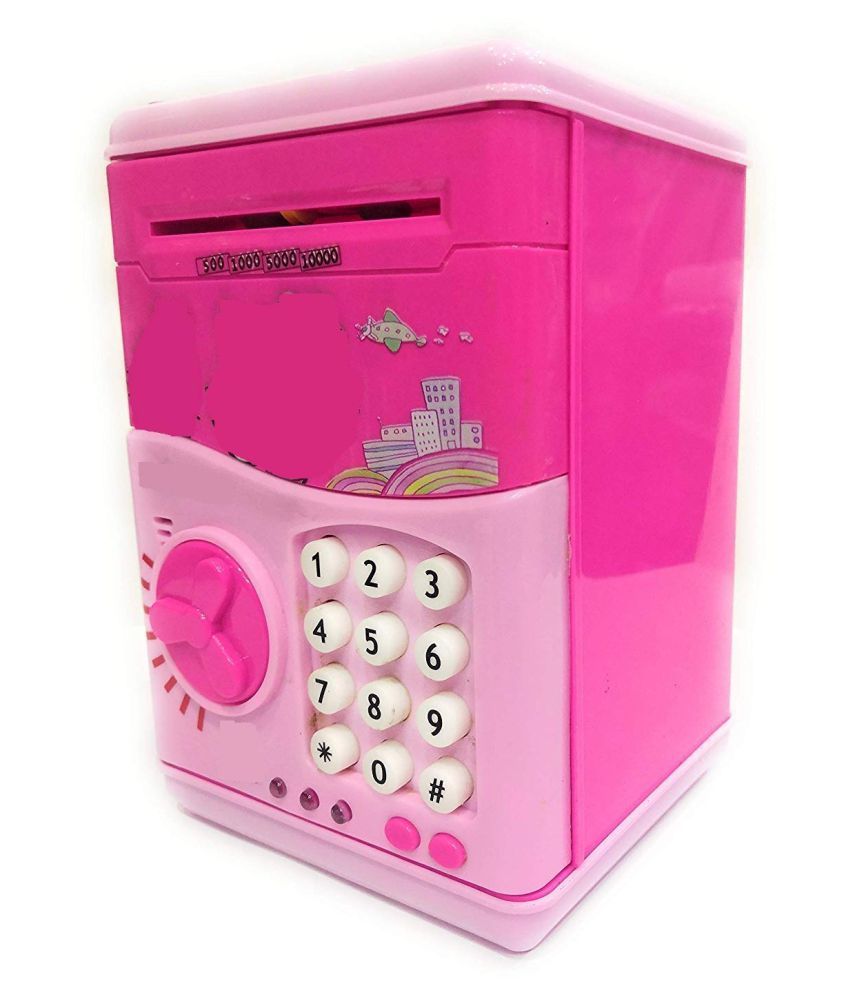 "R K GIFT GALLERY" Money Safe ATM Kids Piggy Savings Bank with