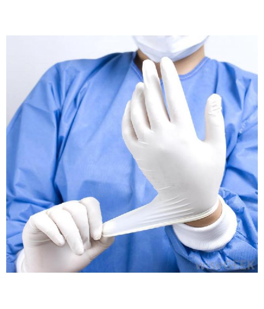 DENTAL MART Non Sterile Examination Gloves (No of Products) 100 (Gloves