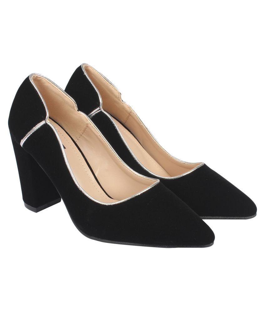 flat block heels