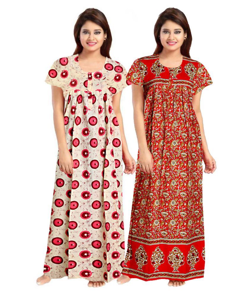 buy-jwf-cotton-nighty-night-gowns-multi-color-online-at-best-prices-in-india-snapdeal