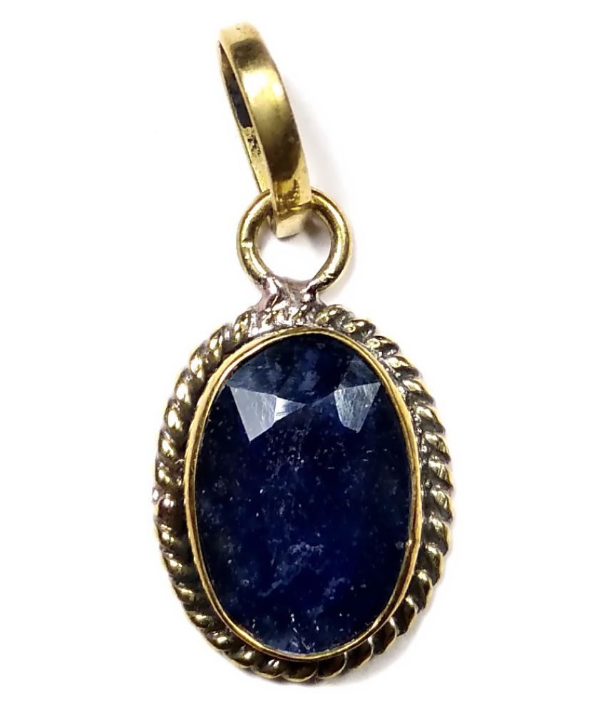 Lab Certified Pandant 5 25 6 25 Ratti Natural Blue Sapphire Nilam