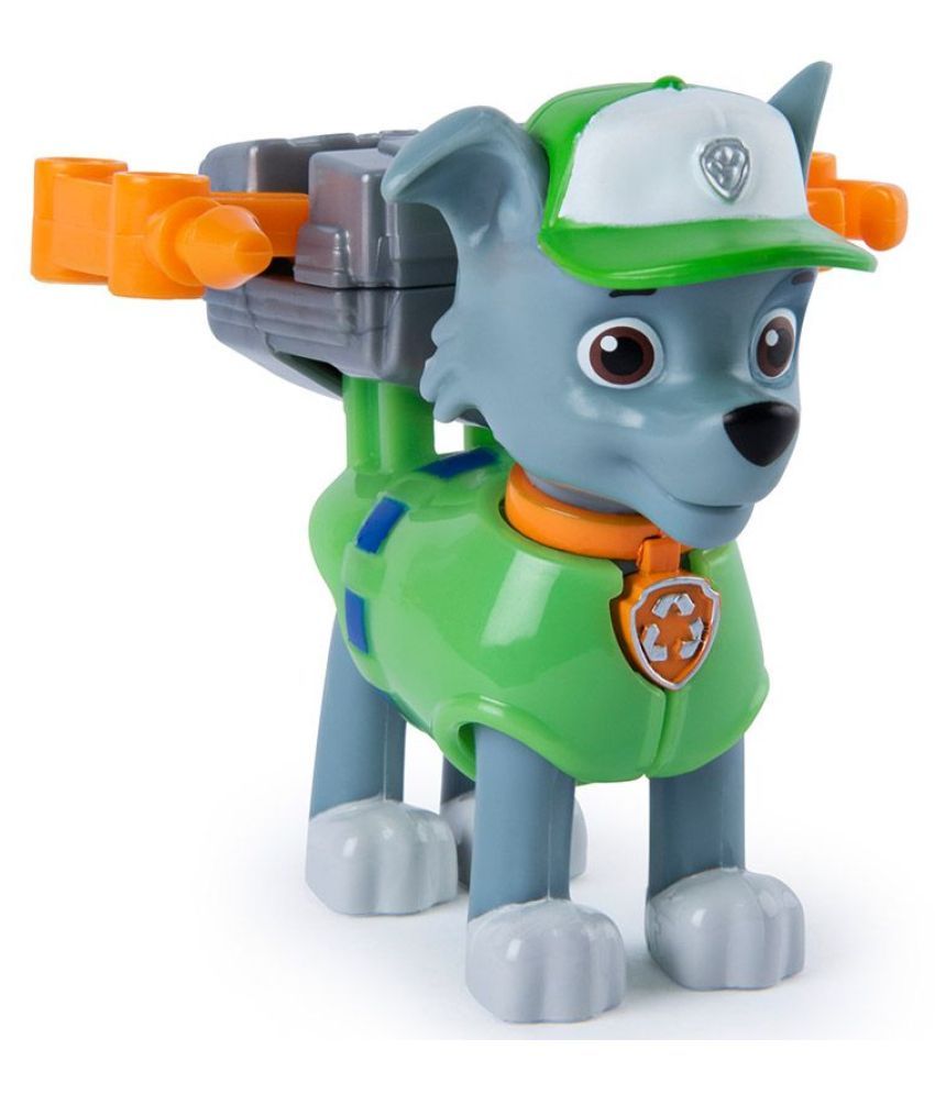 paw patrol dino pups rocky action vehicle