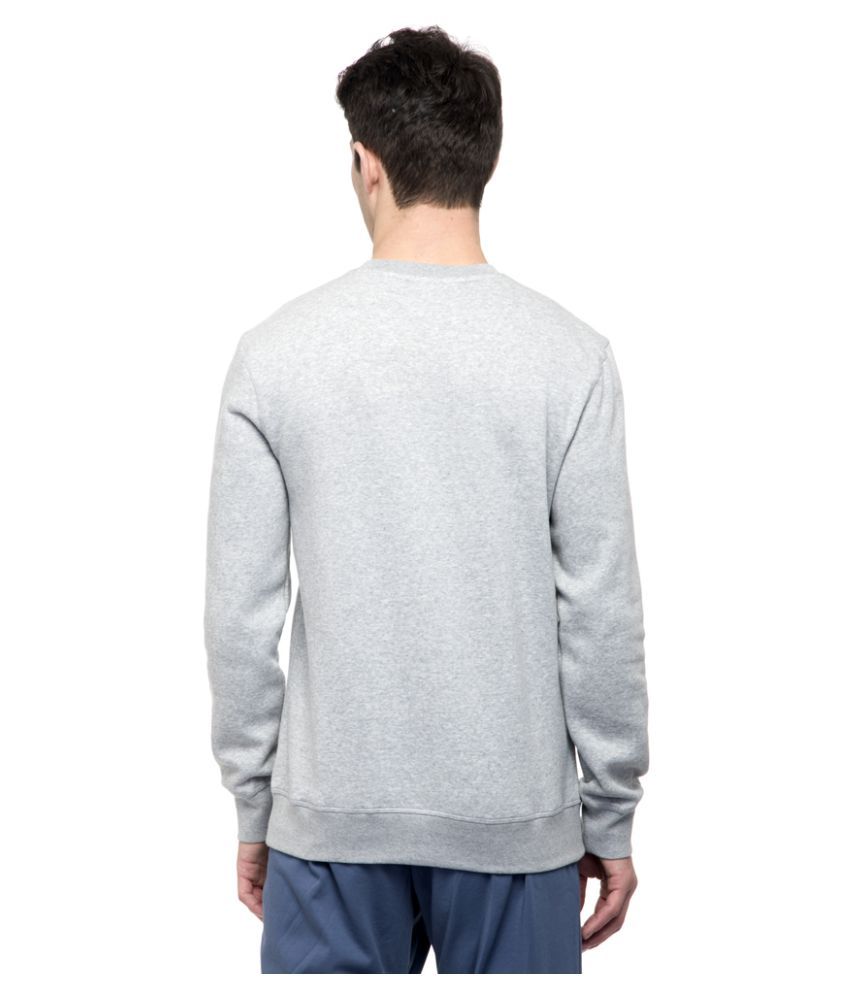 reebok sweatshirt grey
