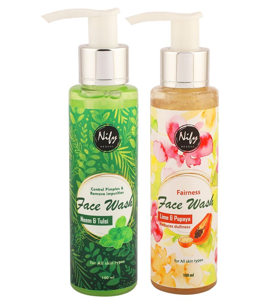 NIFY HERBAL neem tulsi facewash with fairness facewash Face Wash 100 mL Pack of 2 Buy NIFY
