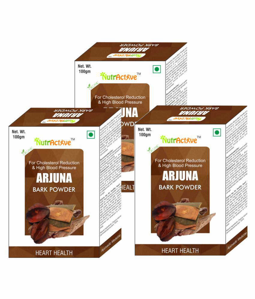    			NutrActive Arjuna Bark Powder 100 gm Pack of 3