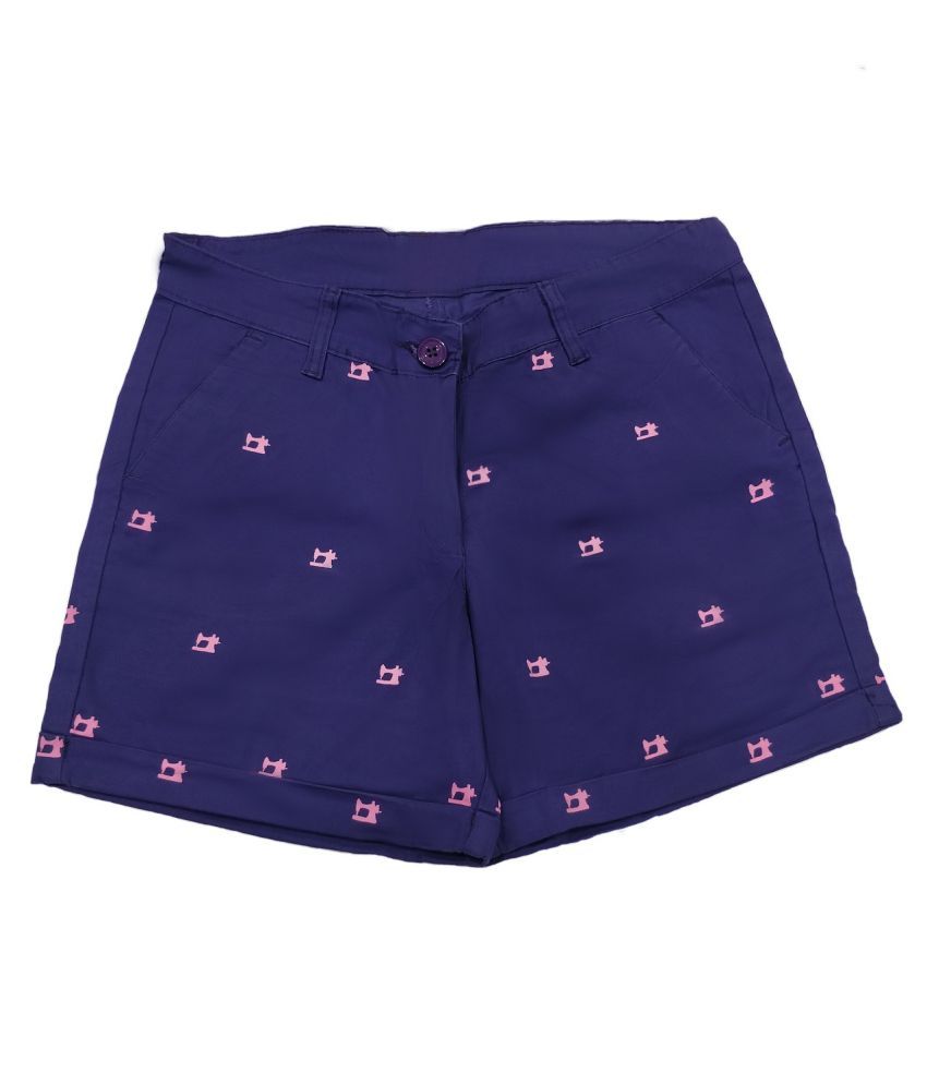 purple hot pants