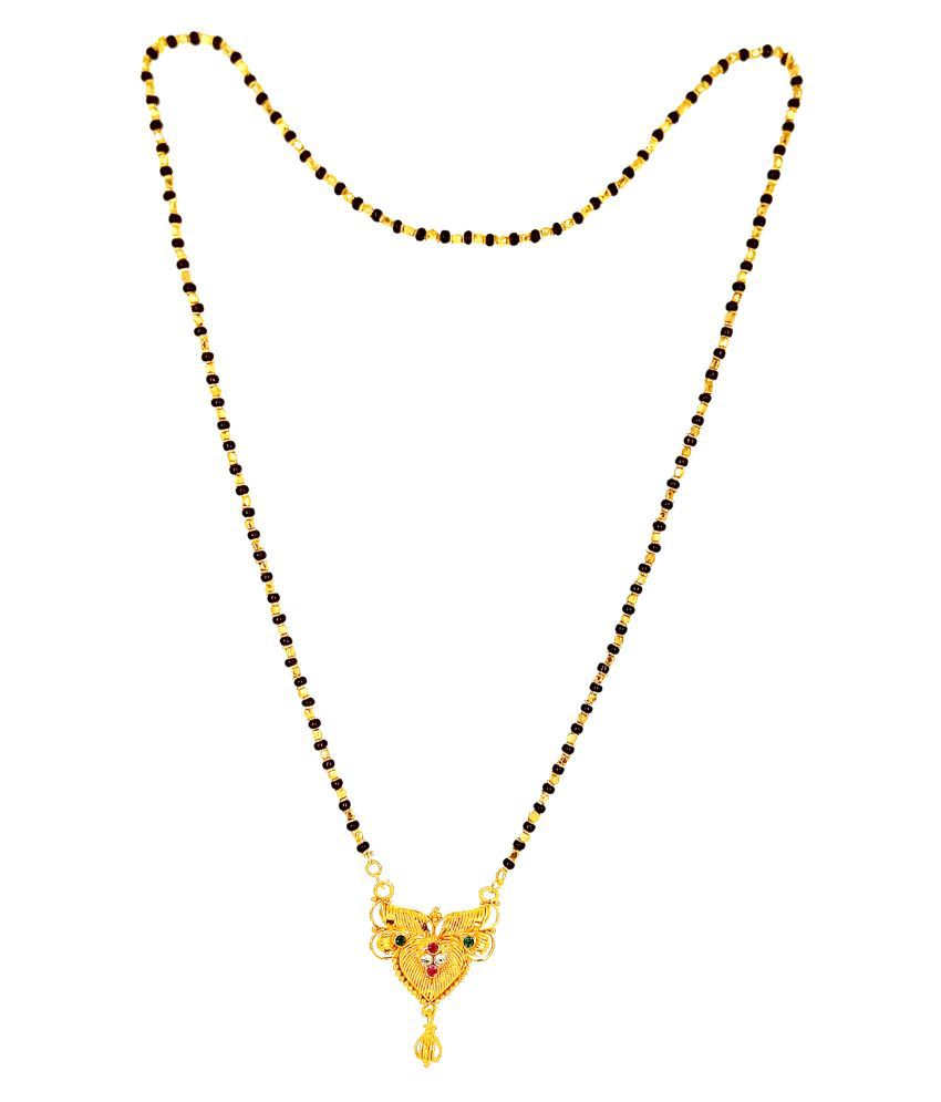     			h m product Gold Plated Letest & Designer Mangalsutra For Women-100297