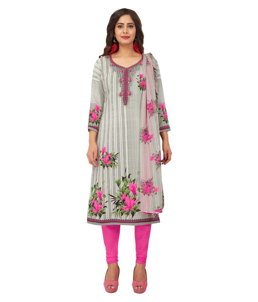 Drapes Beige Crepe Dress Material Buy Drapes Beige Crepe Dress