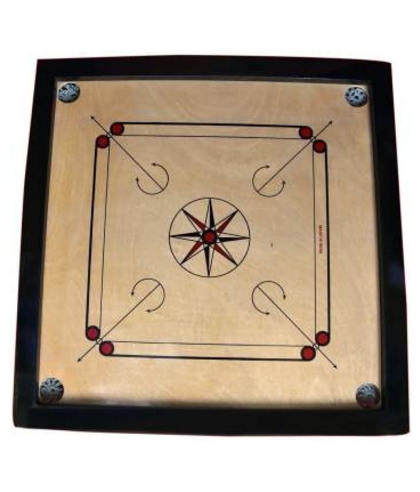 26 INCH CARROM BOARD WITH COINS ,STRIKER AND POWDER Buy 26 INCH