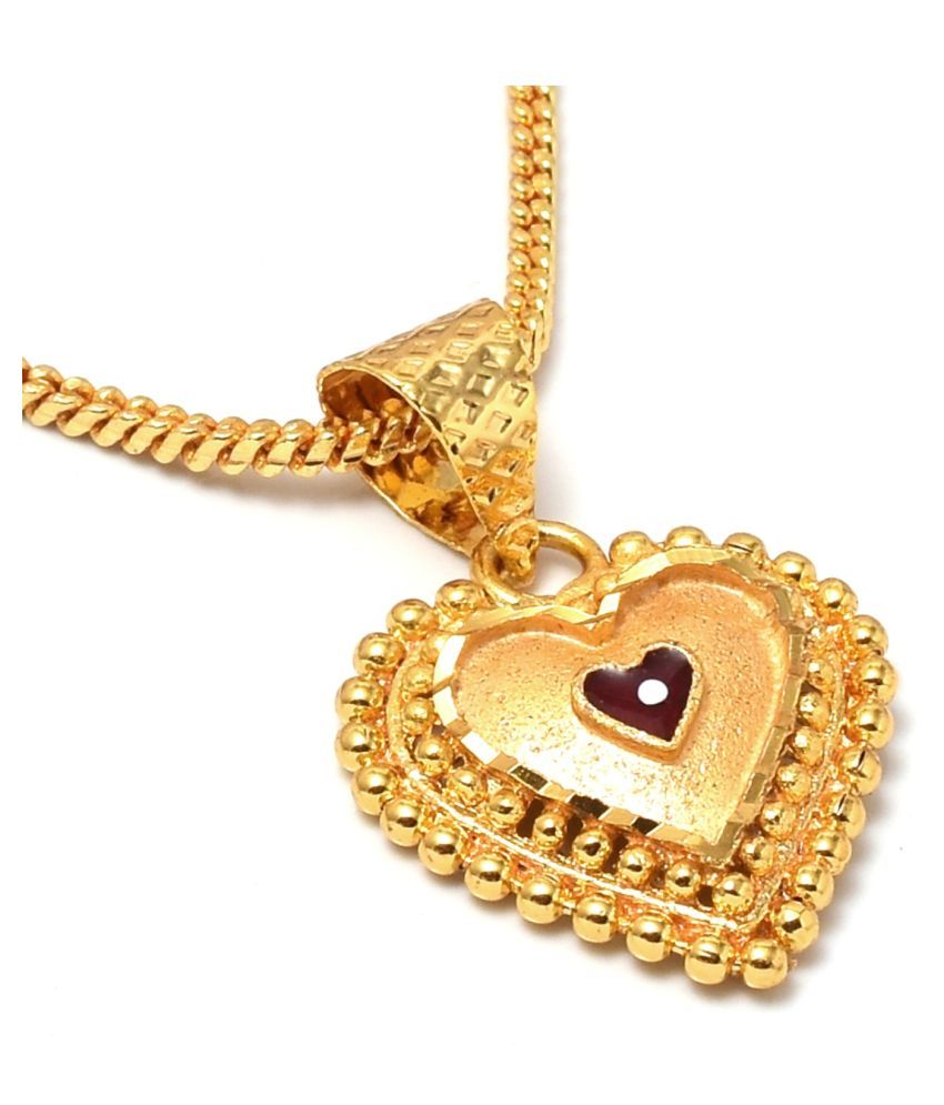 Jewar Mandi Long Artificial Neck Chain 24 Kt Gold Plated With Locket