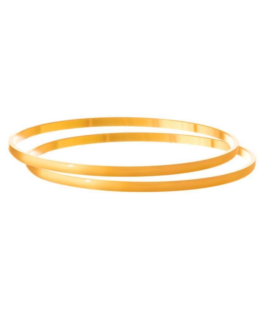     			JFL - Jewellery For Less Golden Pair of Bangle