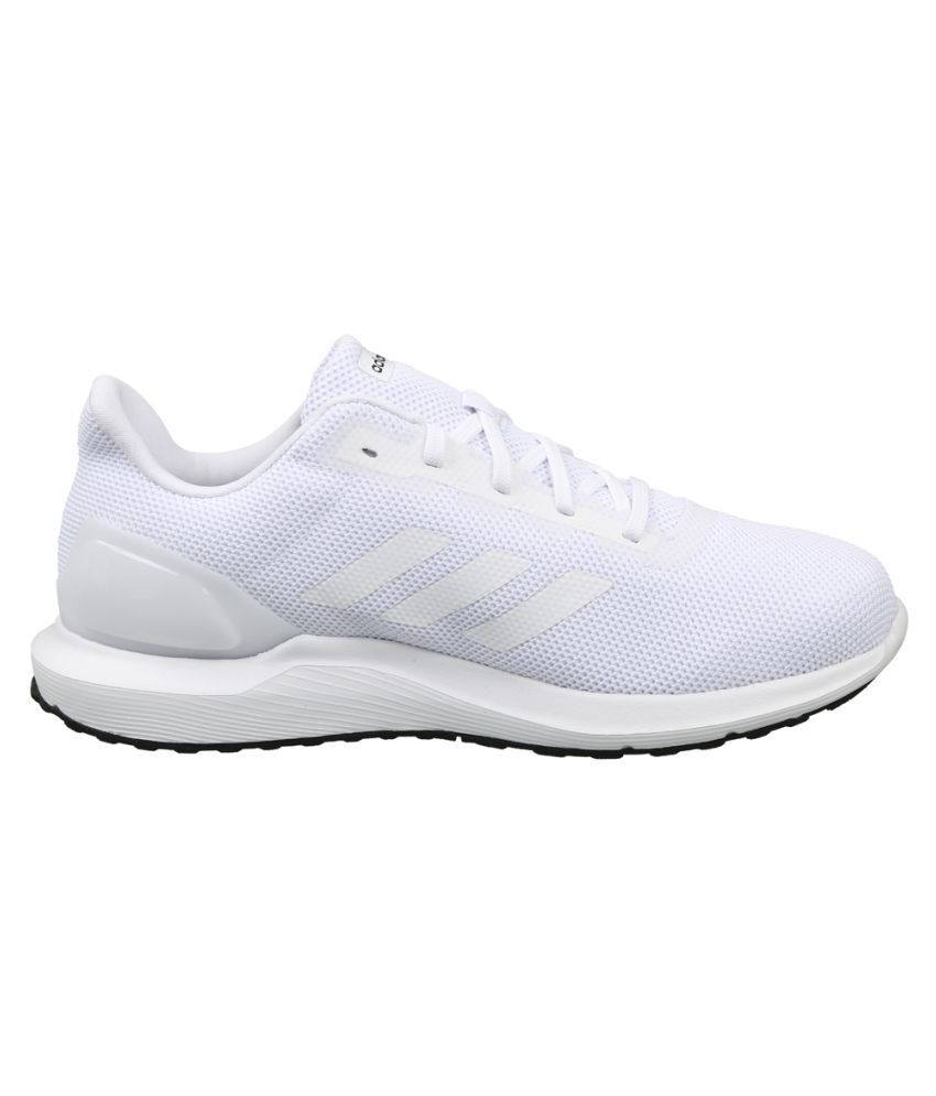 white adidas running shoes
