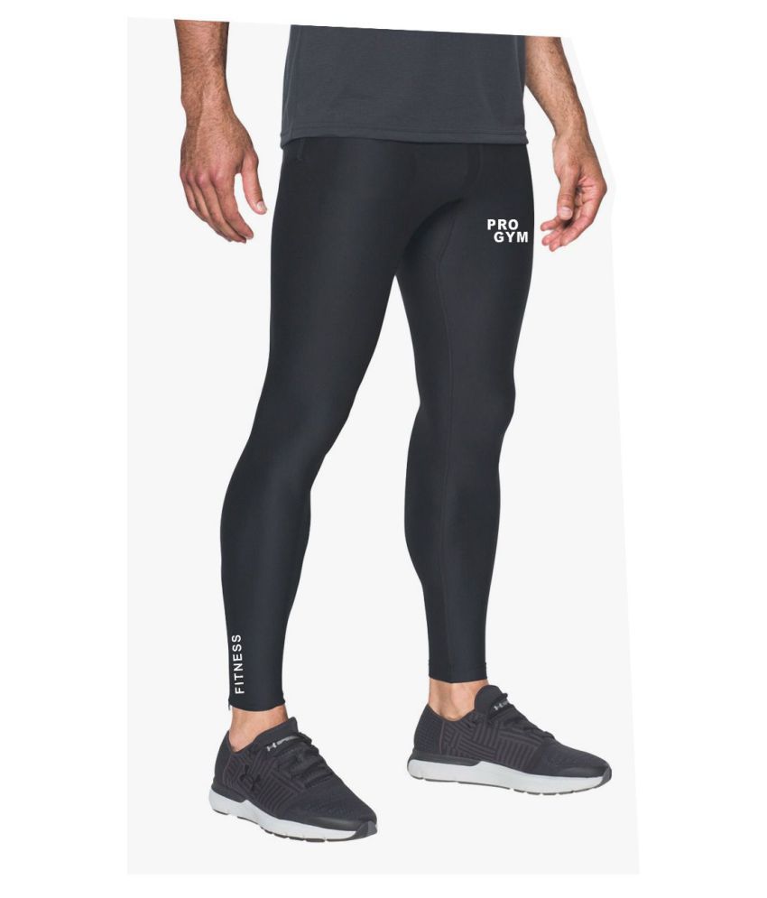     			Pro Gym Premium Quality Sports Compression Running Leggings Gym Elastic Tight Pants for Men