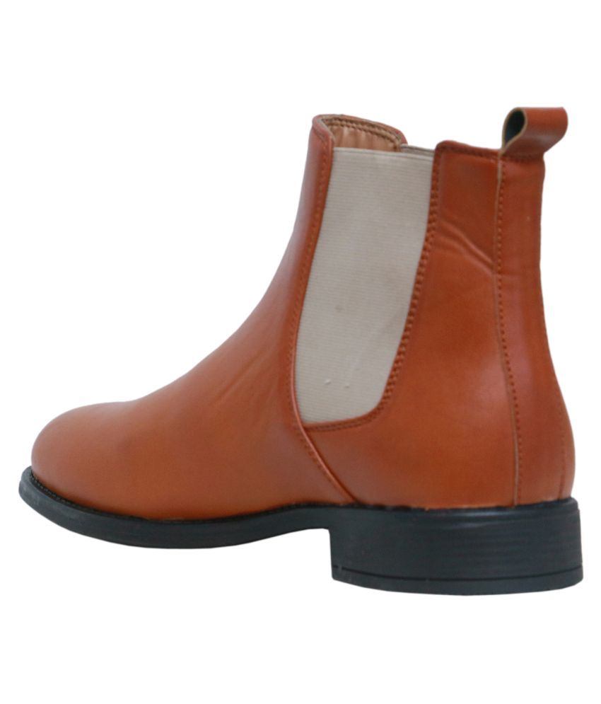 Vegan Basics Tan Chelsea boot Buy Vegan Basics Tan Chelsea boot