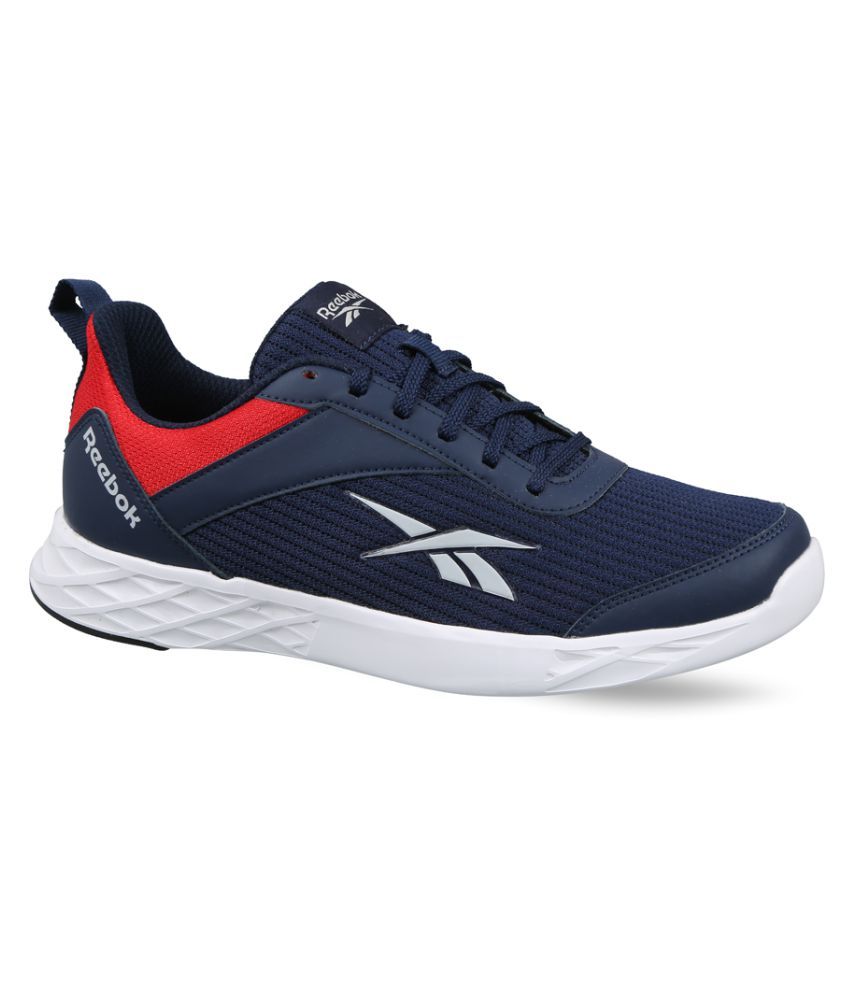 reebok blue running shoes
