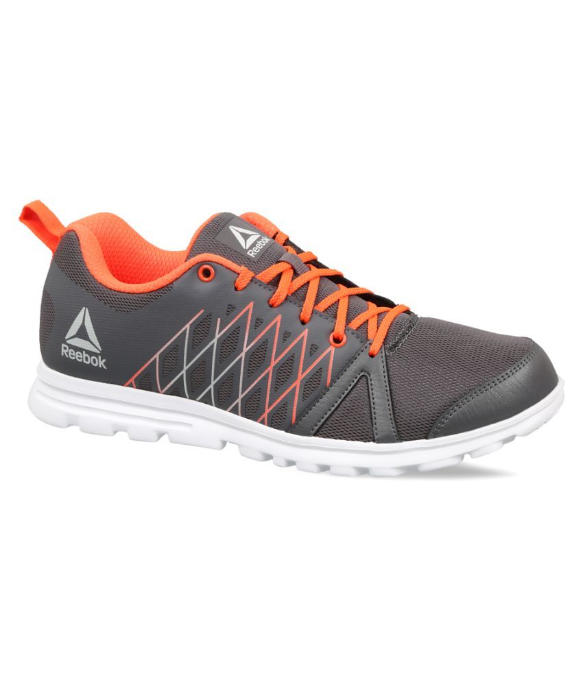 reebok distance 2.0 grey running shoes