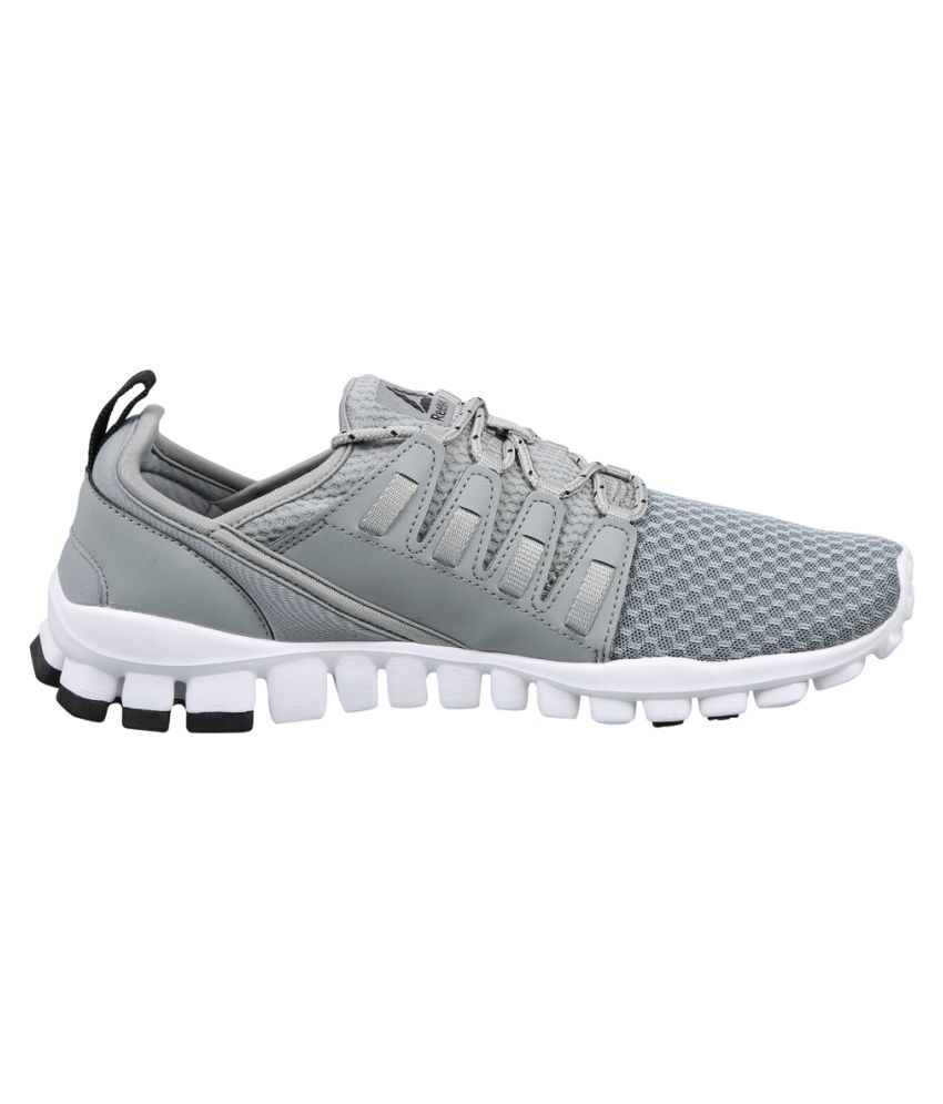 grey reebok sneakers