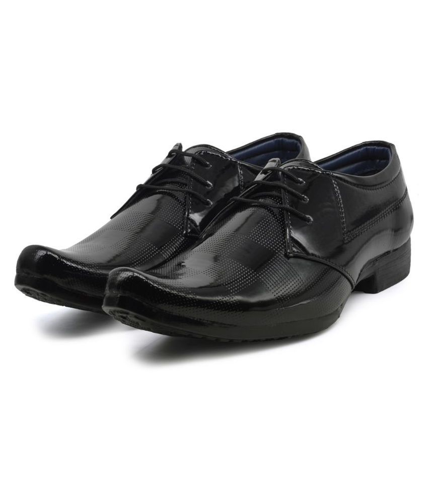     			Fashion Victim Derby Artificial Leather Black Formal Shoes