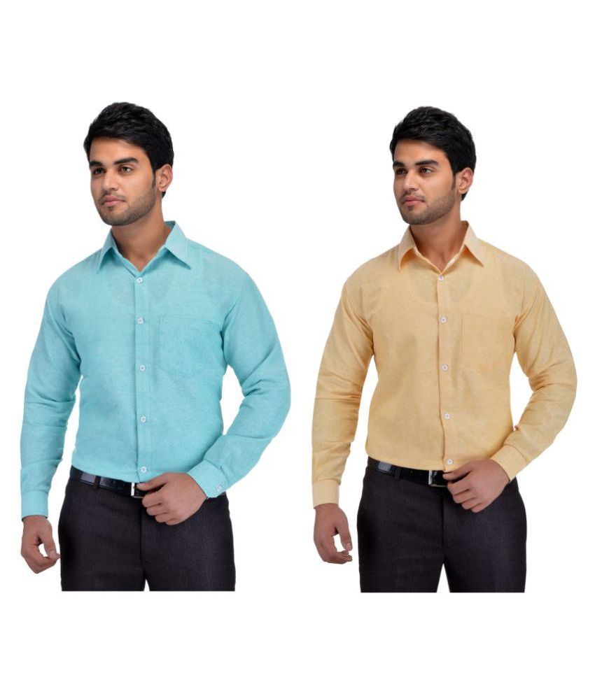     			DESHBANDHU DBK Cotton Regular Fit Full Sleeves Men's Formal Shirt - Multi ( Pack of 1 )