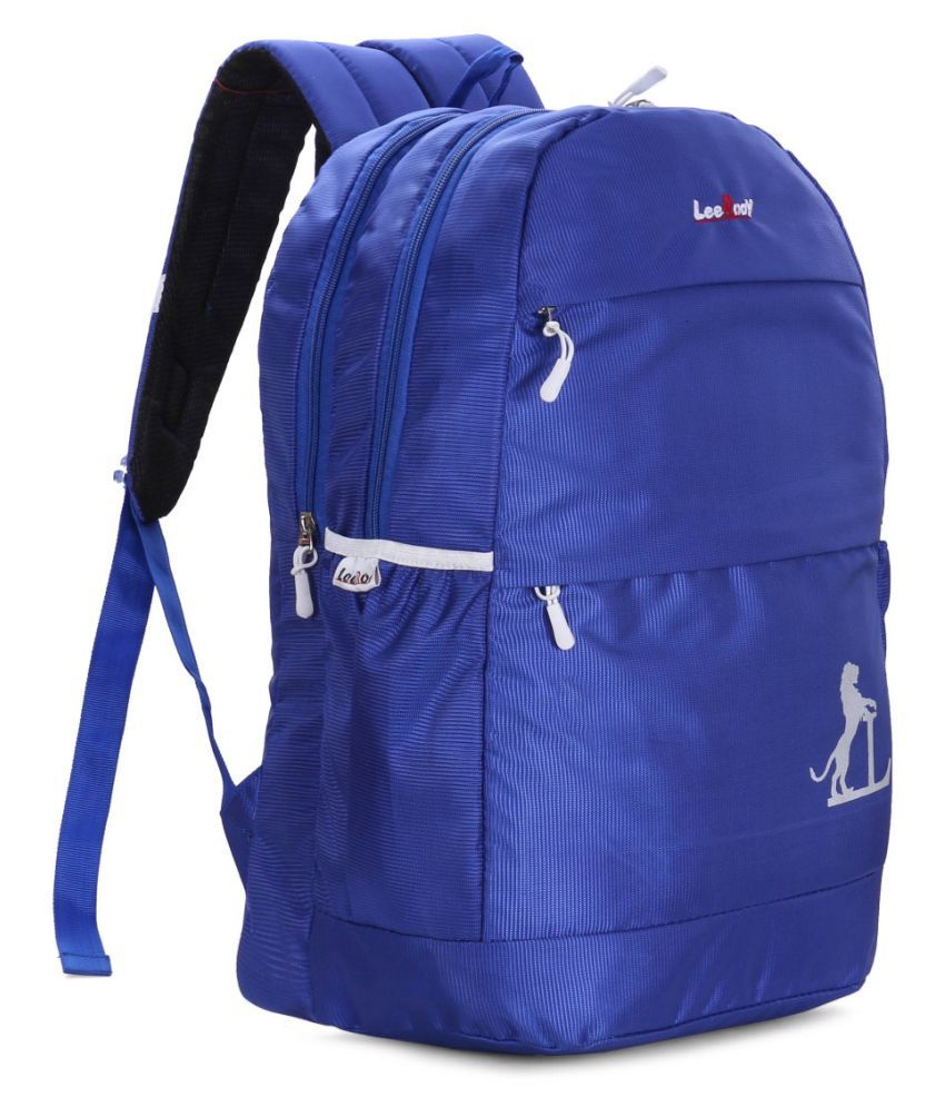 LeeRooy BLUE Backpack Buy LeeRooy BLUE Backpack Online at Low Price