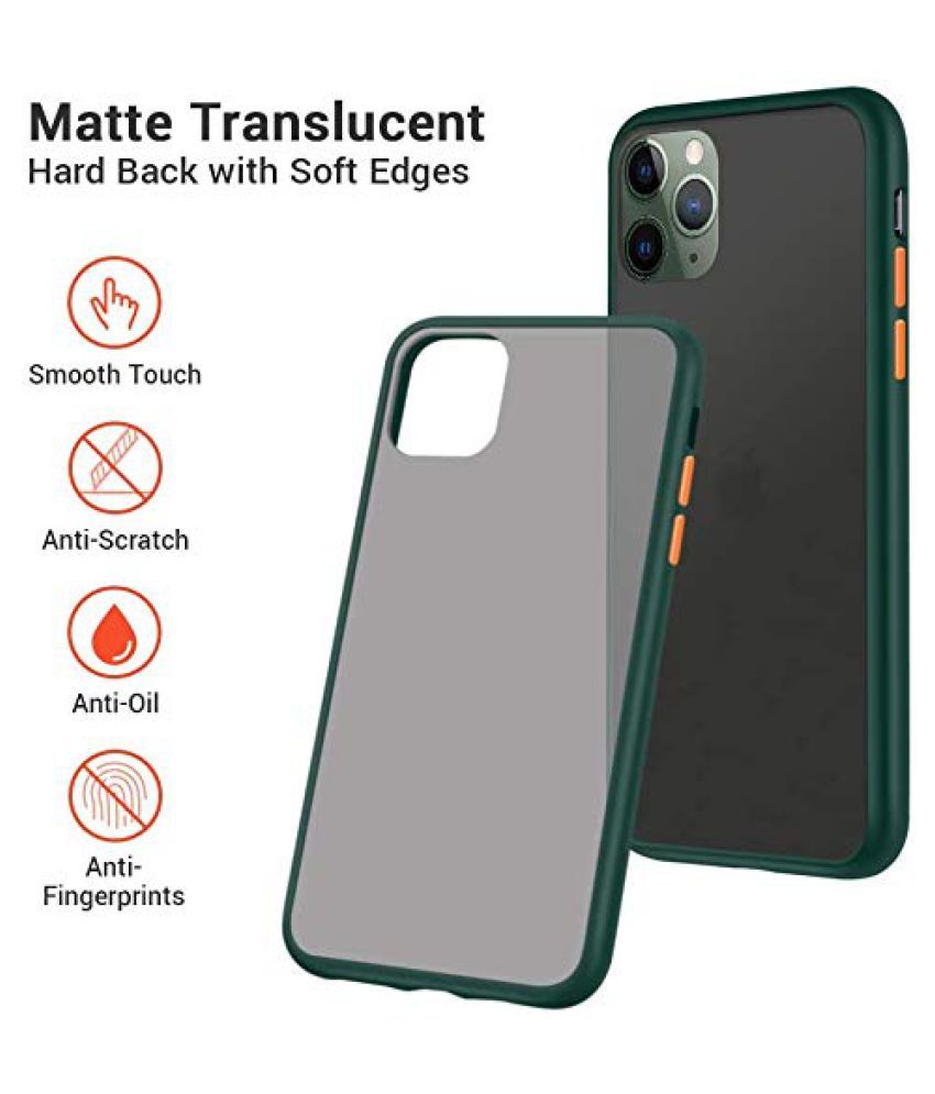 Realme C11 Shock Proof Case Realme C11 Assorted Smoke Translucent