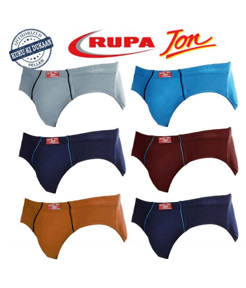     			Rupa Multi Brief Pack of 6