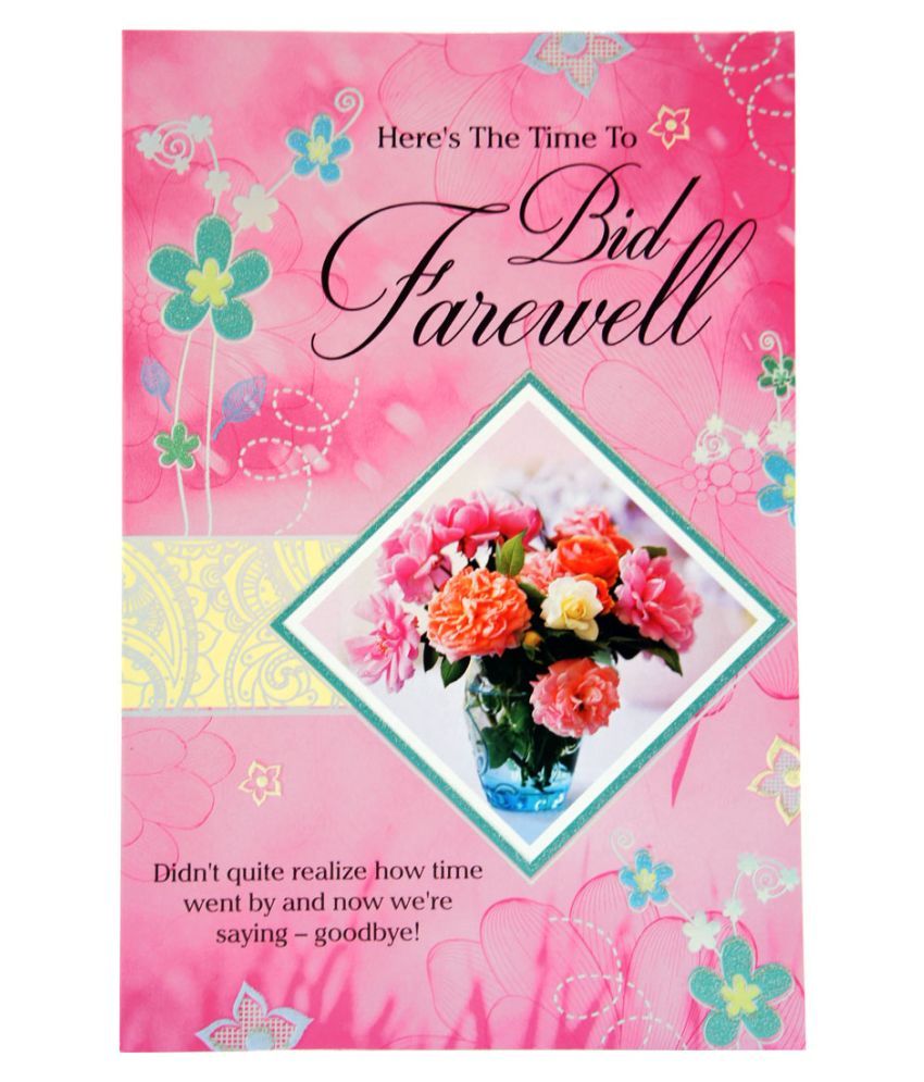 giftics warm farewell and goodbye wishes greeting card