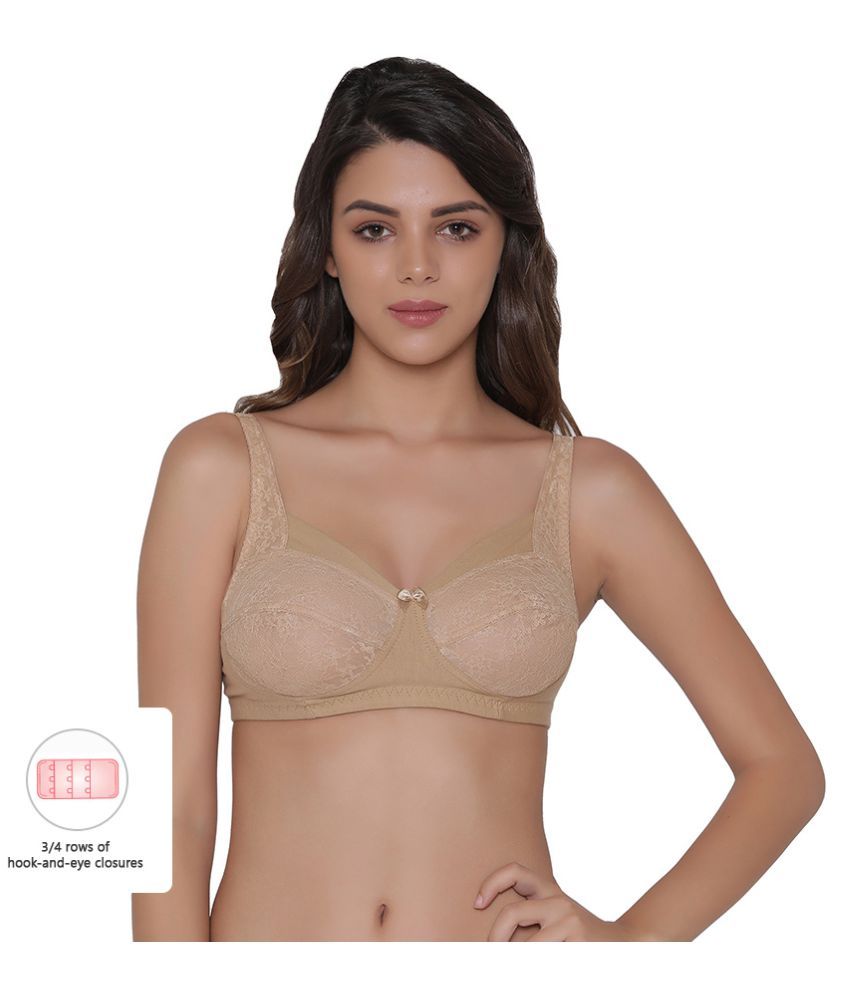     			Clovia Cotton Everyday Bra - Beige