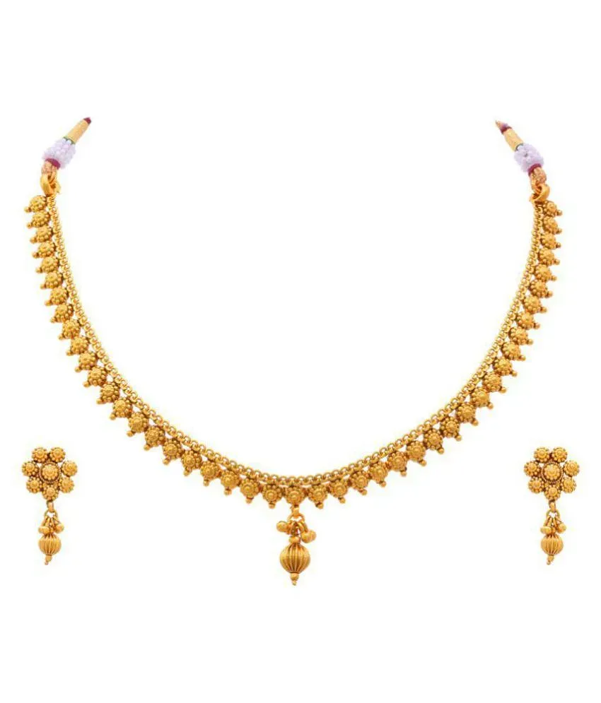 Gold plated necklace on sale snapdeal