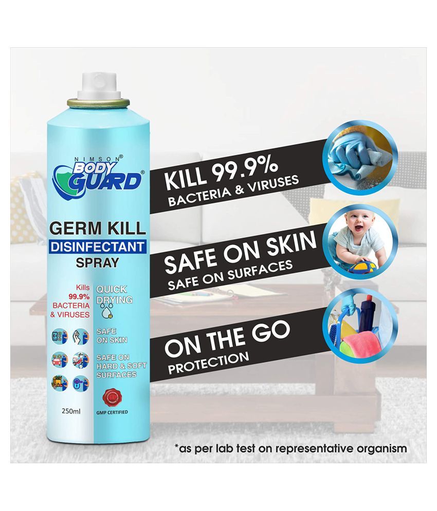 nimson All Purpose Cleaner Spray Bodyguard Germ Kill Disinfectant Spray ...