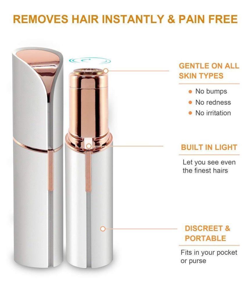 A BEST BUY Flawless Facial Hair Face hair Trimmer ( White ) Price in India Buy A BEST BUY