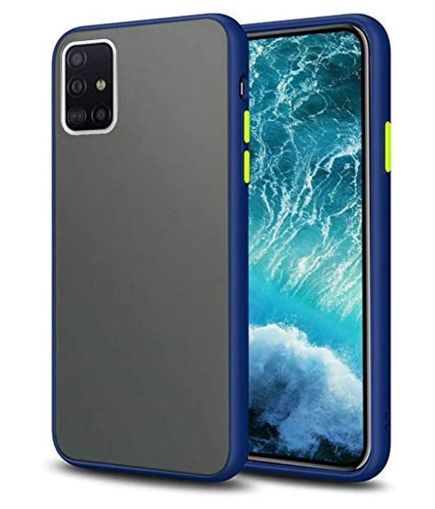 Oppo A52 Shock Proof Case KOVADO - Blue Shock Proof Case - Plain Back ...