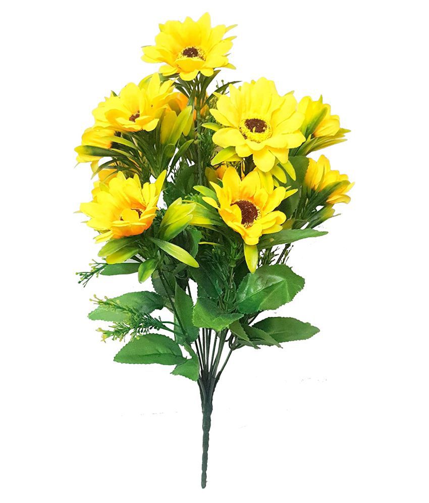 Generic Sunflower Yellow Artificial Flowers - Pack of 1: Buy Generic