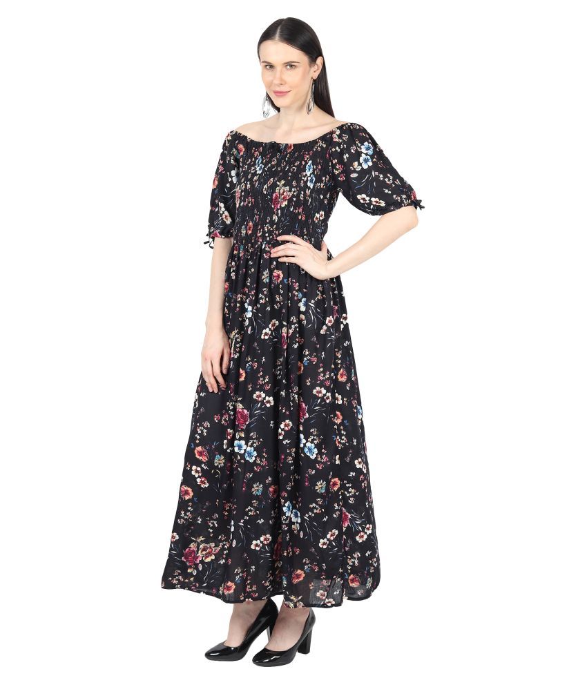 black frock style kurti