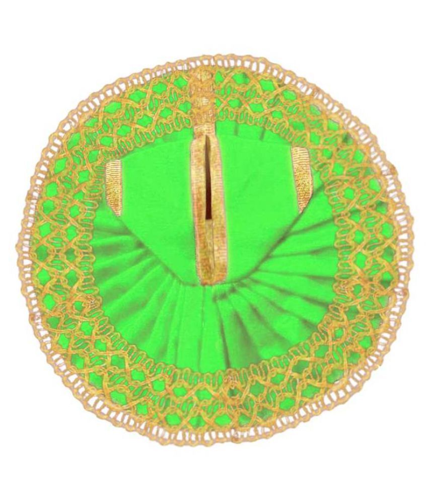 MAJANSY Laddu Gopal Dress Size 6 - Parrot Green Poshak: Buy MAJANSY Laddu Gopal Dress Size 6 