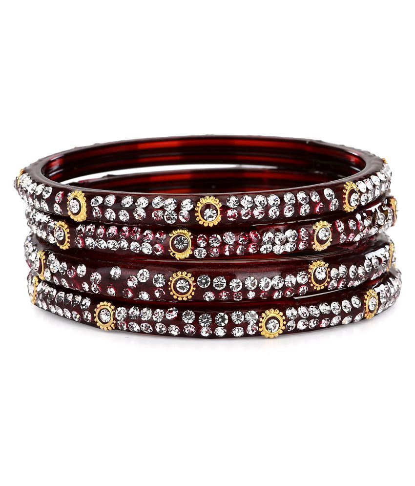     			Designer Bridal Glass Bangle/ Kada Set For Party, Marriage, And Function, Ornamented, Colorful