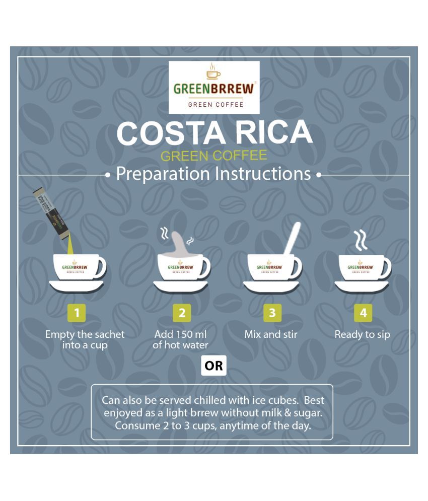 GreenBrrew Instant Green Coffee for Weight Loss, 20 Sachets (Pack of 2