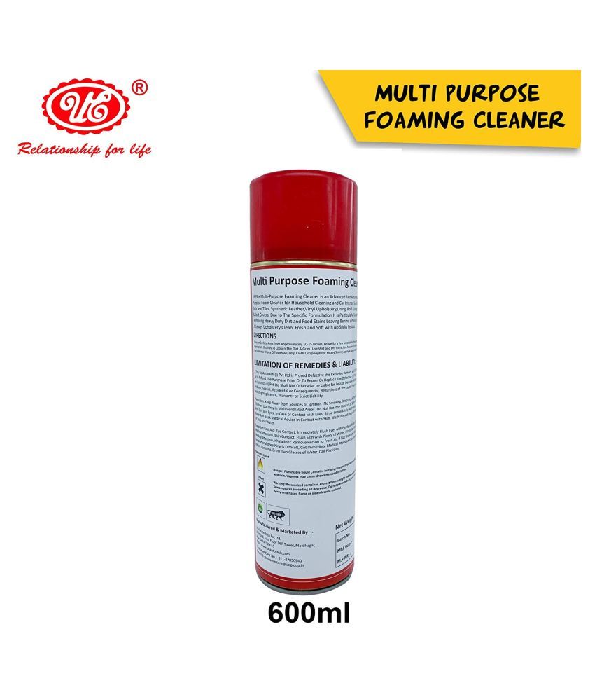UE Elite Interior Foaming MultiSurface Foam Cleaner For Plastic