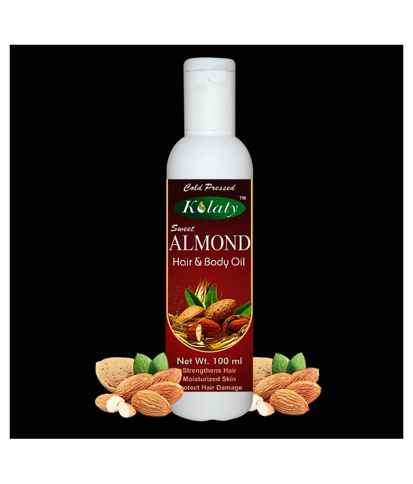 Kolaty Sweet Almond Oil For Skin and Hair Almond Oil 100 ...