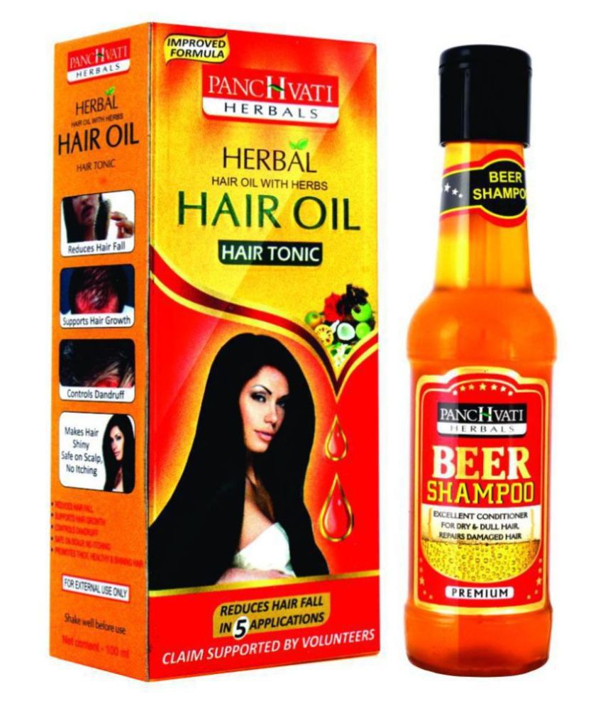 Panchvati Hair Shining Combo -Hair oil + Beer Shampoo 280 mL: Buy Panchvati  Hair Shining Combo -Hair oil + Beer Shampoo 280 mL at Best Prices in India  - Snapdeal