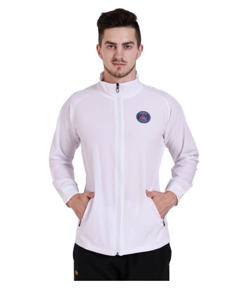DEVICE White Polyester Fleece Windcheater Single Pack - Buy DEVICE White Polyester Fleece 
