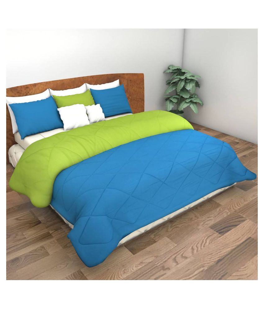 Fabura Single Felt Green Checks Quilt Coordinated Buy Fabura Single