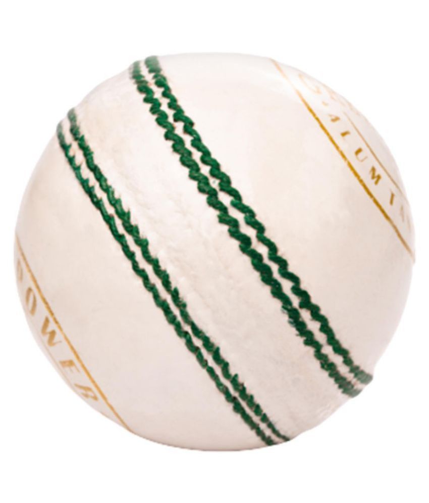 GREATSHOT Alum Tanned White Leather Ball for Youth Under13 TEEN Cricket Season 4 Piece Balls