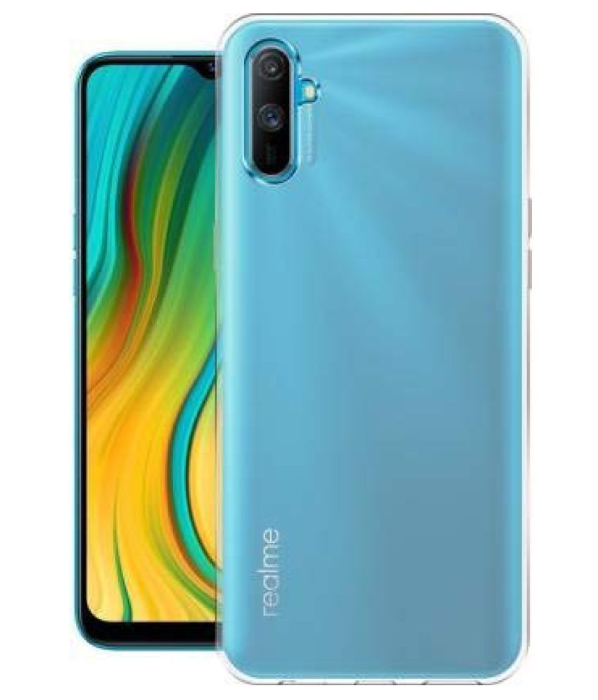     			Realme C3 Shock Proof Case Megha Star - Transparent Premium Transparent Case